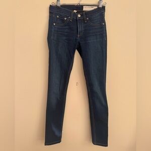 rag & bone Dark Blue Skinny Jeans